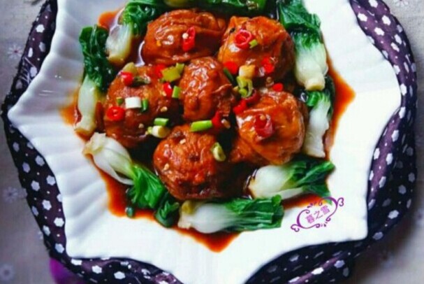 酱汁面筋包肉