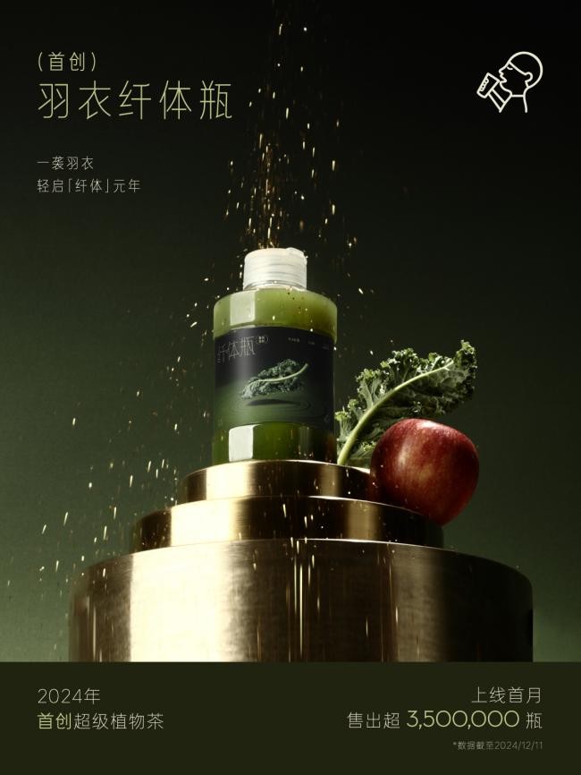 喜茶「超级植物茶」售出1亿杯，消耗新鲜羽衣甘蓝近300万斤|饮品报