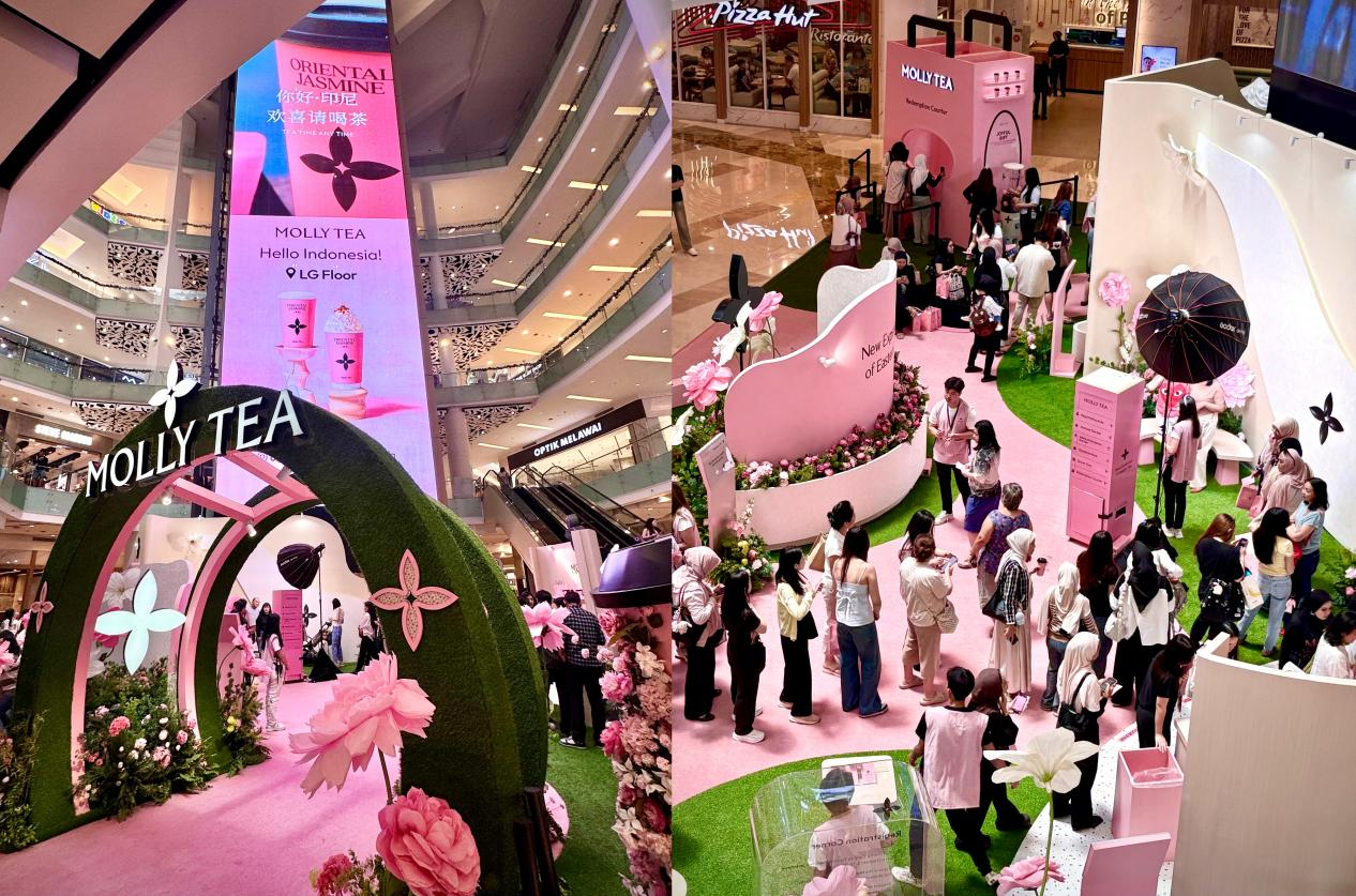 茉莉奶白开启全球第六站，印尼双店齐开，三日营业额超28万元